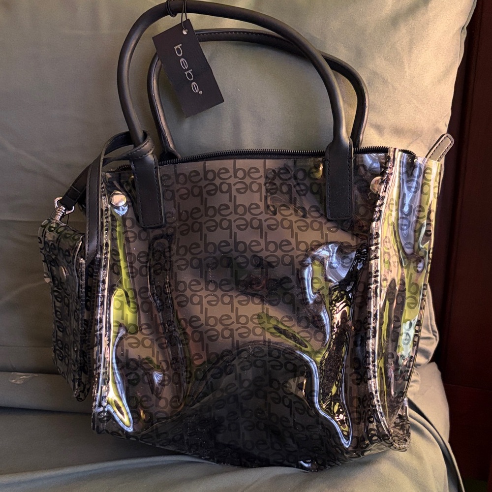 BeBe Small Beach Tote with Pouch
